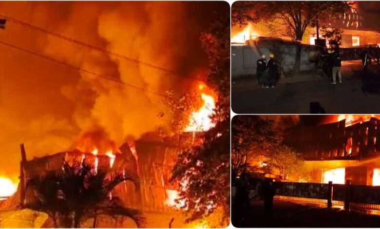 फैक्ट्री में लगी आग