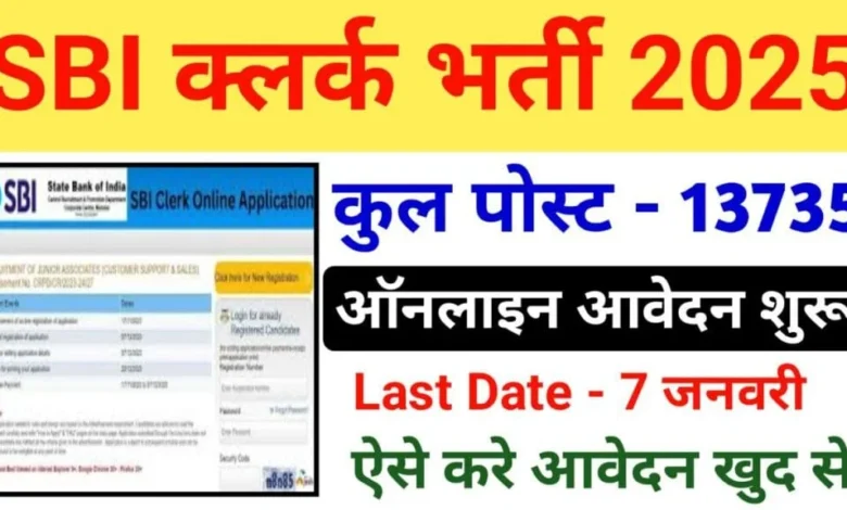 SBI Clerk Bharti 2024