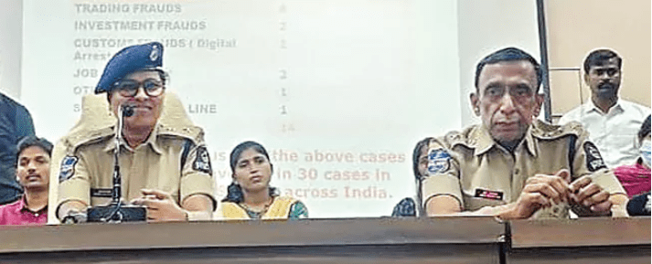 हैदराबाद साइबर क्राइम पुलिस की बड़ी कार्रवाई: 23 आरोपी गिरफ्तार