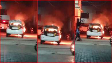 हरिद्वार में सीएनजी कार में आग: एक बड़ी दुर्घटना टली