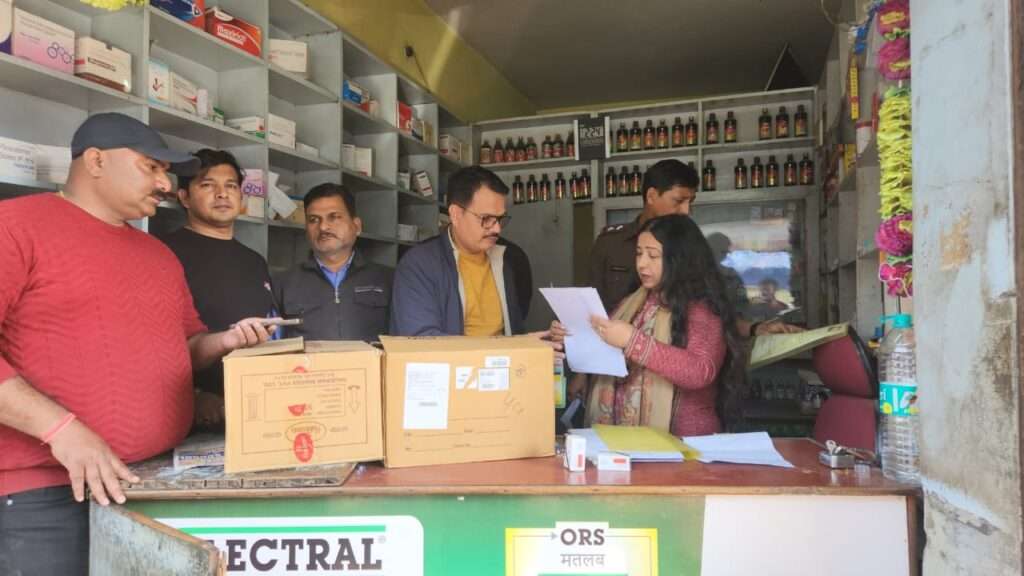 हरिद्वार में एएनटीएफ का छापा: ज्वालापुर मेडिकल स्टोर से बड़ी मात्रा में नारकोटिक्स दवाइयां बरामद