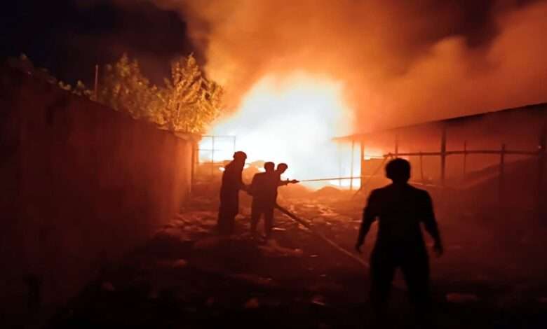 रुड़की की प्लास्टिक पॉलीमर कंपनी में भीषण आग