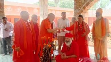 यति शिवानंद गिरि जी बने पंचलेश्वर नाथ महादेव मंदिर के नए महंत ।