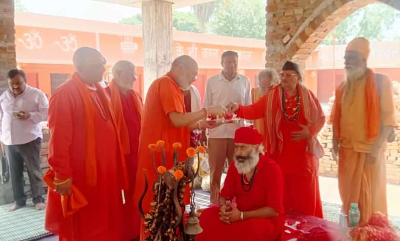 यति शिवानंद गिरि जी बने पंचलेश्वर नाथ महादेव मंदिर के नए महंत ।