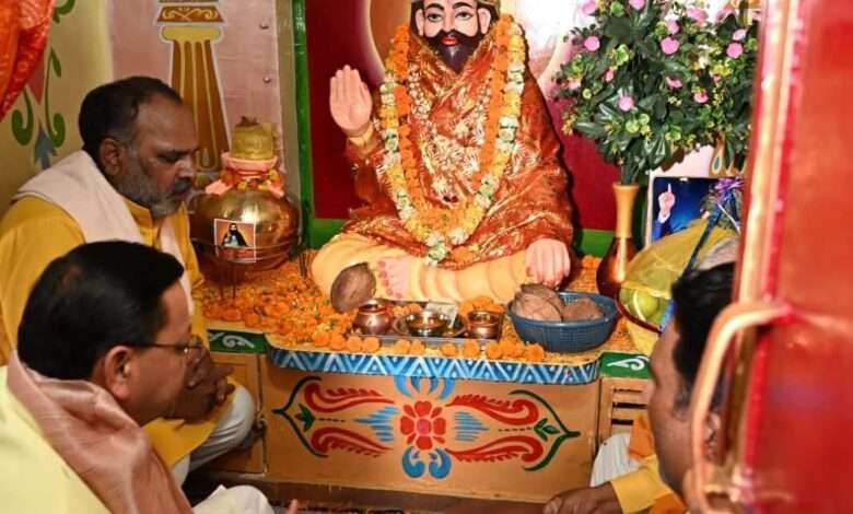WhatsApp Image 2026 07 30 at 9.02.55 PM संत शिरोमणि गुरु रविदास जी की 650वीं जयंती पर भगवानपुर में निकली भव्य कलश बंधन महारैली